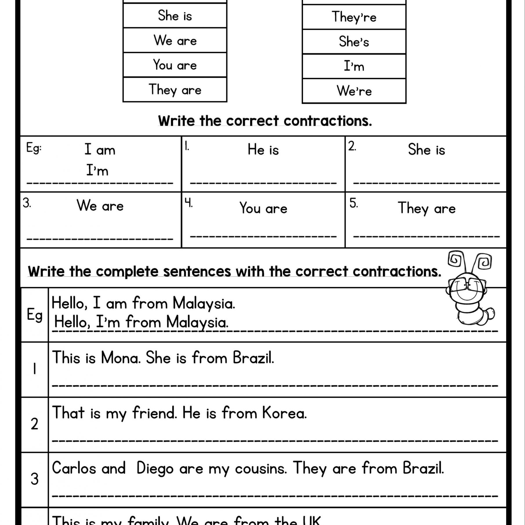 Teacherfiera Worksheet Year 1