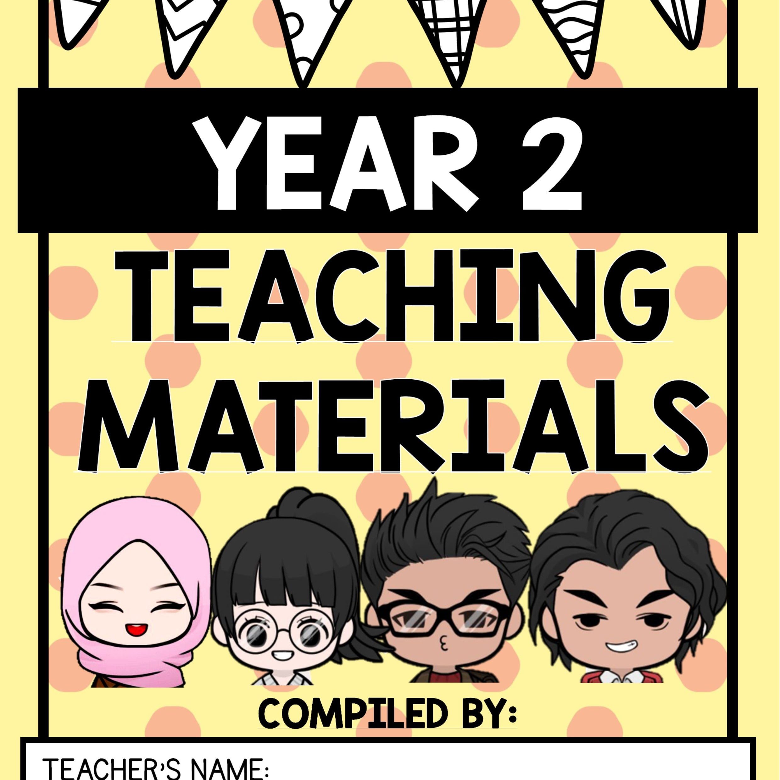 YEAR 2 FILE DIVIDERS, FRONT PAGE & SIDE LABEL – Teacherfiera.com