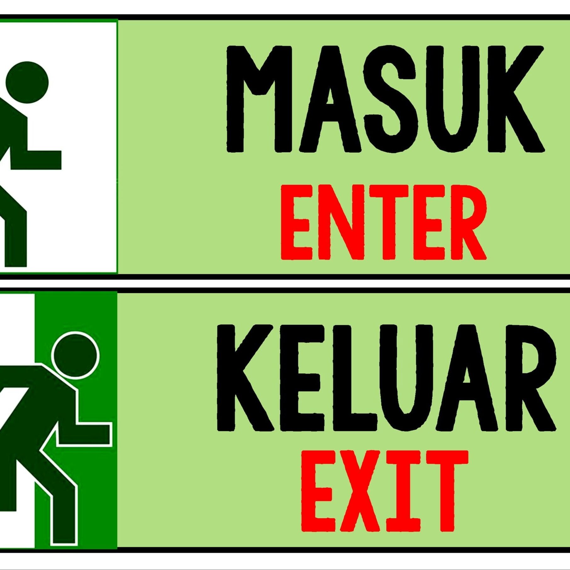 COVID-19 SCHOOL SIGNAGE & STEPS TO WASH HANDS : MALAY & ENGLISH ...
