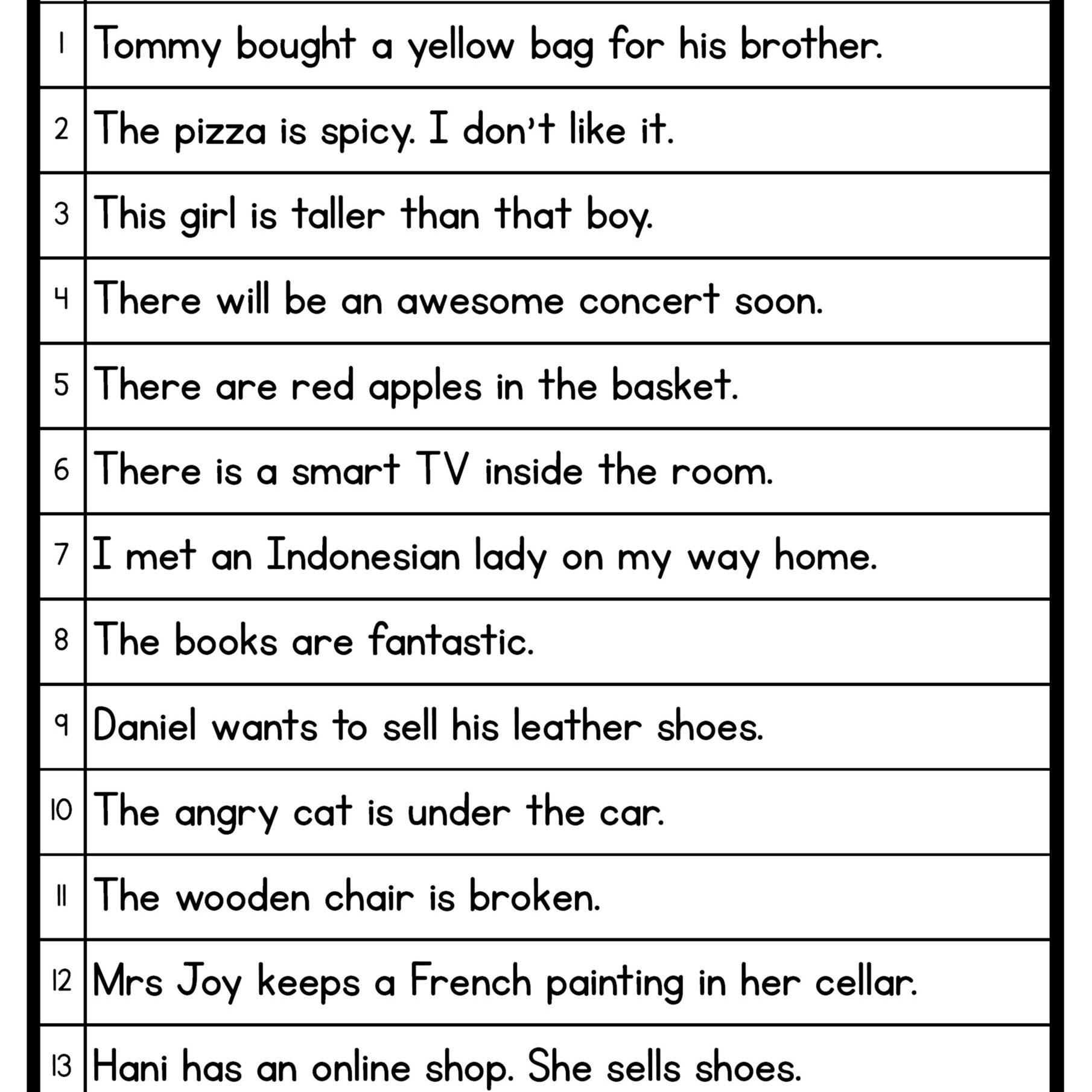 LET’S LEARN ABOUT ADJECTIVES BOOKLET – Teacherfiera.com