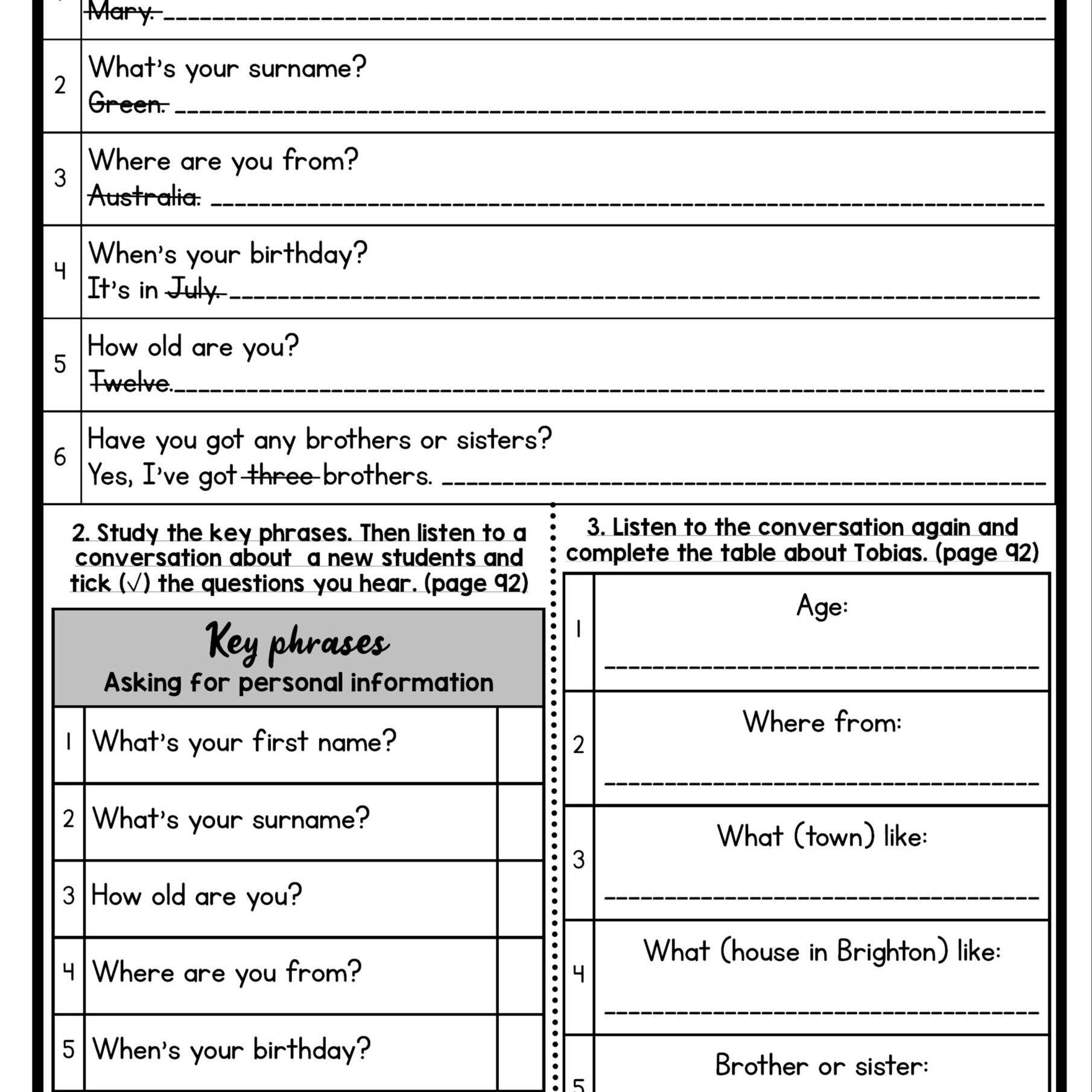 YEAR 5 (2021) SUPPORTING MATERIALS BASED ON THE MAIN TEXTBOOK (UNIT 1 ...